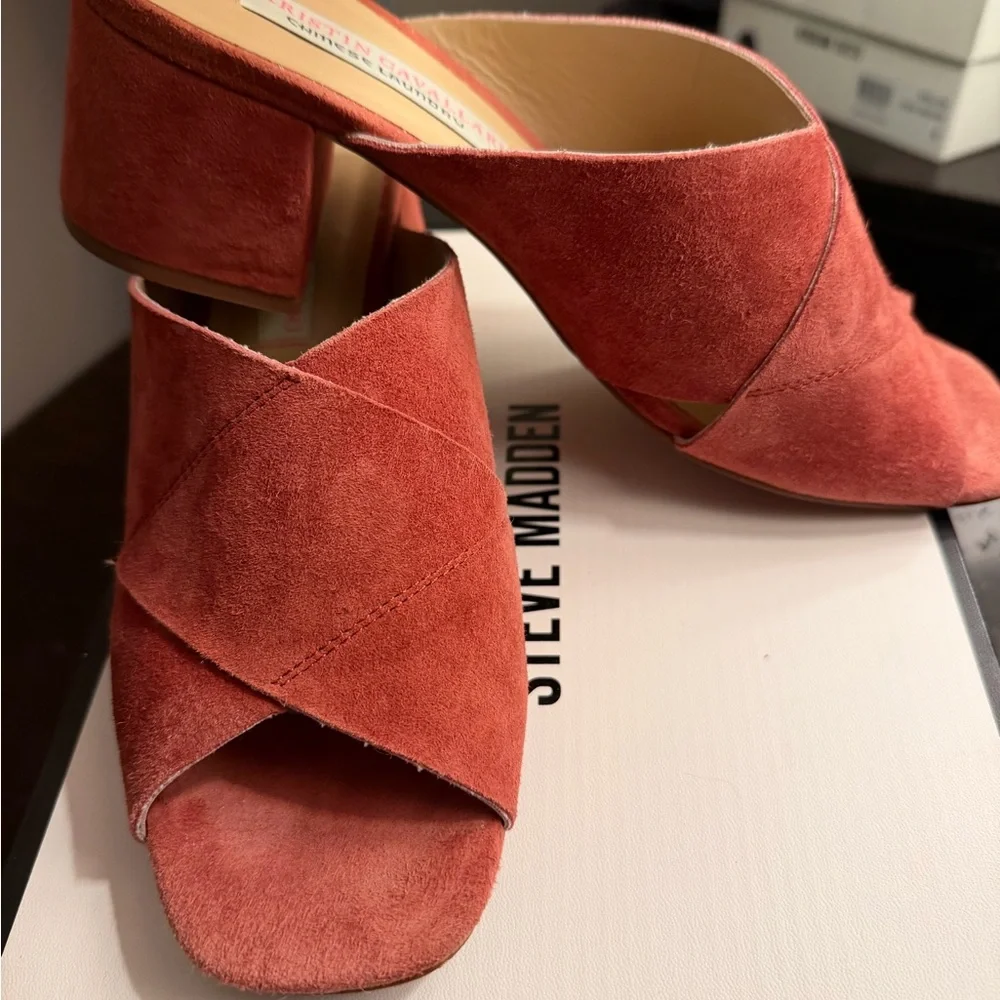 Chinese Laundry Women's Rose Suede Mules - Picture 1 of 6